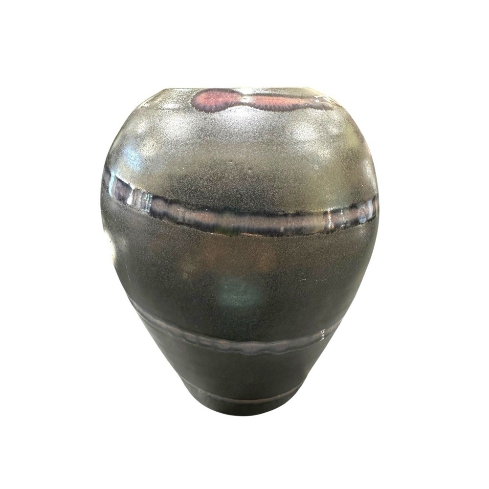 NWT Siegfried Gramann Pottery Vase Topferhof Römhild Töpferei East Germany MCM